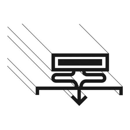 Allpoints Allpoints 2321108 Gasket, Ref, 16-1/2"X22-1/2" 2321108